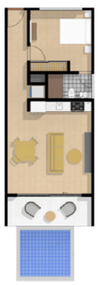 Apartamento Tipo 2 (Nivel1)