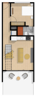 Apartamento Tipo 2 (Nivel 2)