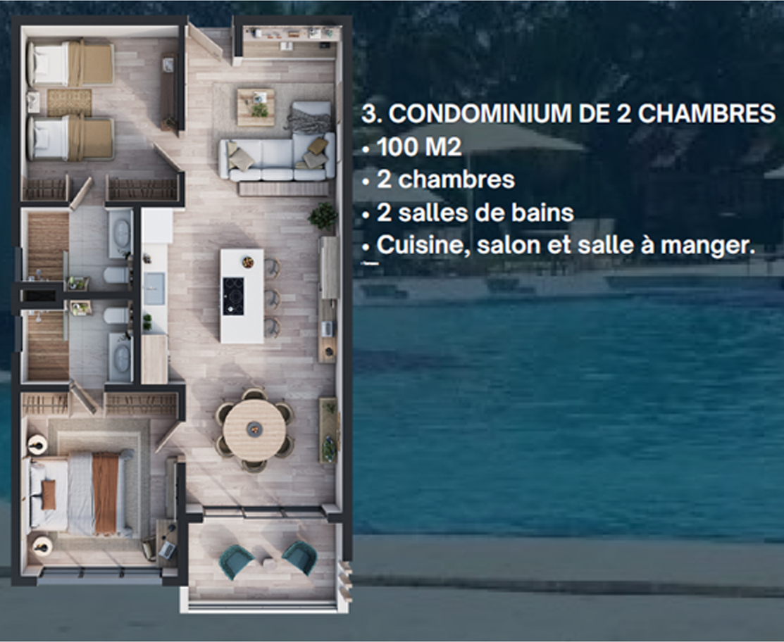 CONDOMINIO DE 2 DORMITORIOS